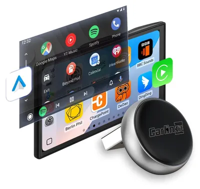 Drahtloser CarPlay/Android Auto Adapter, Plug-and-Play, USB/Type-C