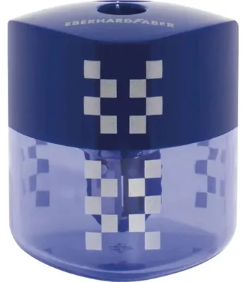 Produktbild von Eberhard Faber 585133 - Doppelspitzdose Winner, dreiflächig, blau, 1 Stück