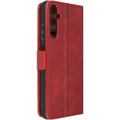Produktbild von Avizar, Vintage Etui mit Portemonnaie für Samsung Galaxy A05s, Rot