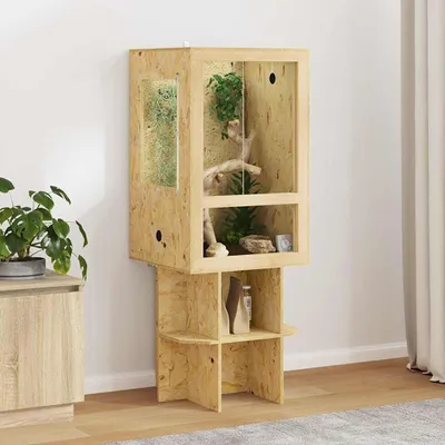 Produktbild von "Schlussverkauf" Terrarium - Viel Platz - Braun 50x50x130 cm OSB C17426