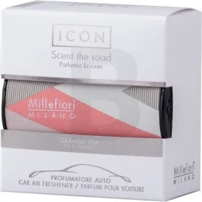 Zdjęcie produktu dla Millefiori Milano Icon Car Air Freshener Orange Tea Textil Geometric