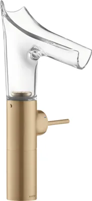 Produktbild von Einhebel-Waschtischmischer 220 AXOR STARCK V f Waschsch. m Glasauslauf u AG bru bro brushed bronze