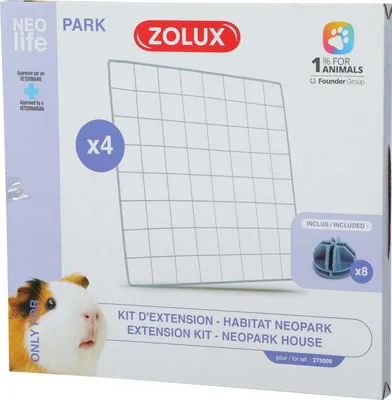 Produktbild von Zolux Neolife Neopark Cavia Uitbereidingsset Gaaspanelen