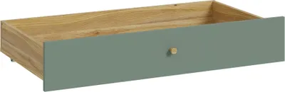 Zdjęcie produktu dla Bettschubkasten >Whenua< in Schwarz - 102,1x18,9x53cm (BxHxT)