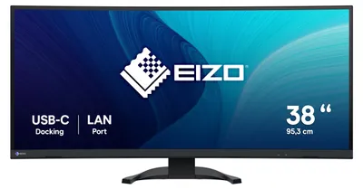 Produktbild von EIZO FlexScan EV3851X-BK, 95,2 cm (37.5"), 3840 x 1600 Pixel, UltraWide Quad HD+, LCD, 5 ms, Schwarz