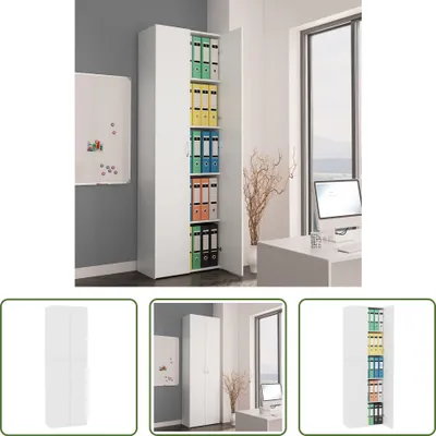 Obrázek produktu pro The Living Store TV skříňka bílá 60x32x190 cm materiál na bázi dřeva