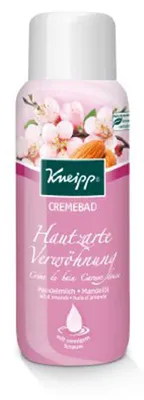 Zdjęcie produktu dla Kneipp Cream Bath Skin Tender Seduction Mleczko migdałowe + olejek migdałowy, opakowanie 2 (2 x 400 ml)