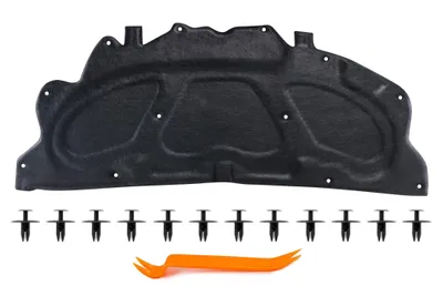 Produktbild von HERSTMOTO Motorhaubendämmung Schalldämmung der Motorhaube Motorhauben-Dämmmatte MIT CLIPS FÜR PEUGEOT 307 2005-2008 7979G2