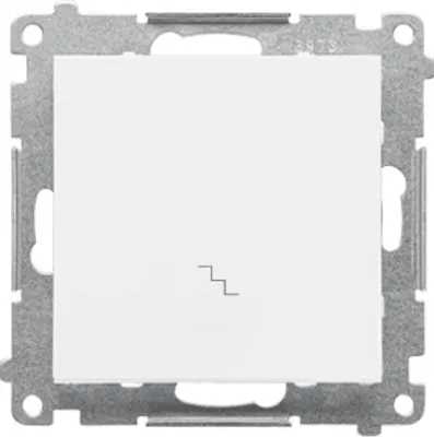 Image de Interrupteur d'escalier blanc mat Simon 55 TW6.01/111 Contact-Simon