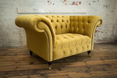 Produktbild von Sessel Chesterfield Sitz Textil Stoff Kunstleder Leder Couch Polster Einsitzer