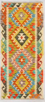 Obrázok produktu pre Autentický ručne vyrobený koberec , veľkosť: 154x64 , s certifikátom pravosti GalleriaFarah1970
