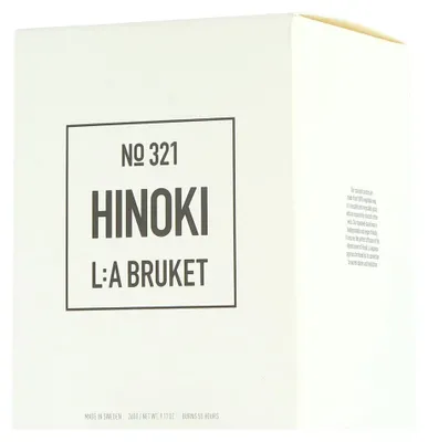 Produktbild von L:A BRUKET Home Fragrance 321 Scented Candle Hinoki (260 g)