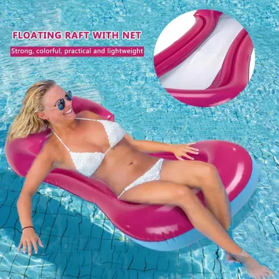 Produktbild von Aufblasbare schwimmende Reihe Schwimmbad Hängematte Bett Sommer Float Liegestuhl