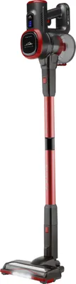 A cordless stick vacuum cleaner is shown against a white background.