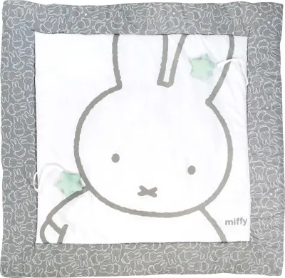 Produktbild von roba Spiel- & Krabbeldecke 'miffy®', Spiel-/Laufgittereinlage, 100x100cm, 100% Baumwolle