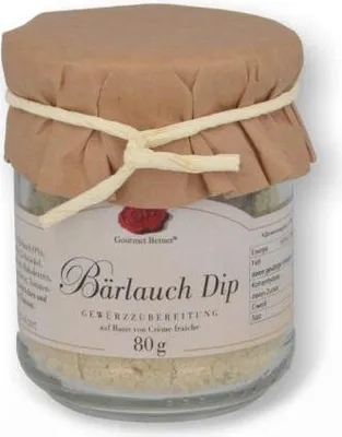 Produktbild von Gourmet Berner Bärlauch Dip im 80g Glas FBD01