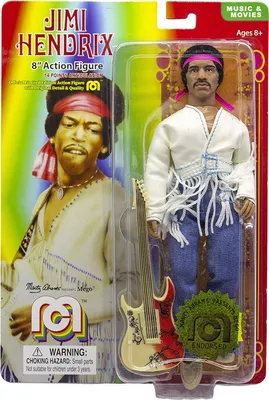 Obrázek produktu pro Jimi Hendrix Actionfigur Woodstock Flocked 20 cm