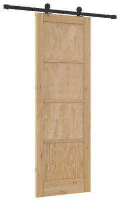 Produktbild von vidaXL Schiebetür ORKDAL Natur 73,5 x 211 cm Massives Kiefernholz