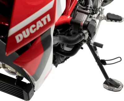 Produktbild von PUIG 20208N Fusstandverbreiterung mit Standardaufhängung  passend fuer DUCATI MULTISTRADA 1200 Schwarz