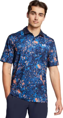 Image de Polo pour homme Under Armour T2G Printed Polo, taille : S