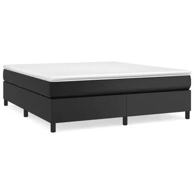 Immagine prodotto di vidaXL Letto a molle con materasso nero 180x200 cm in Pelle finta