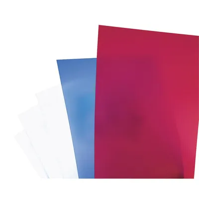 Produktbild von GBC PolyClearView Abdeckfolie 450 Mic A4 Frost (50), A4, Polyvinylchlorid (PVC), Transparent, Matt, 0,45 mm, 50 Stück(e)