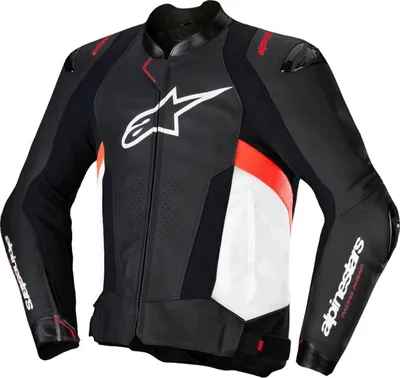 Zdjęcie produktu dla Kurtka motocyklowa Alpinestars Missile V3, czarno-biało-czerwona, rozmiar 52