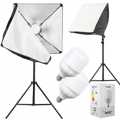 Produktbild von CineGEN ReLed2 LED Softbox Studio-Beleuchtungsset