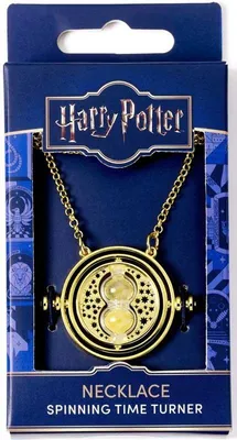 Produktbild von Harry Potter Halskette & Anhänger Spinning Zeitumkehrer (vergoldet)