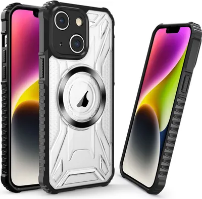 Produktbild von König Design Hülle kompatibel mit Apple iPhone 15 Kunststoff Soft Handyhülle - Handy Case Schwarz