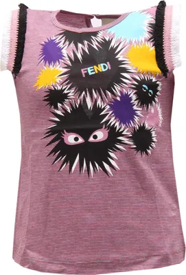 Obrázek produktu pro 0463S GIRL FENDI MOSTRI vícebarevné tričko