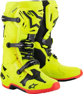 Produktbild von Alpinestars Tech 10 Motocross Stiefel, gelb/rot/schwarz, 12 (47)