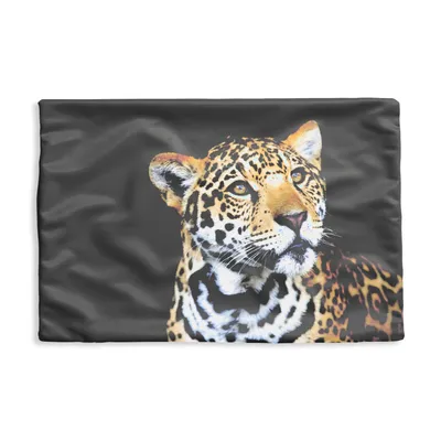 Obrázek produktu pro MuchoWow® Povlak na polštář - 60x40 - Leopard - hlava - les - Dekorační povlak na polštář