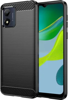 Zdjęcie produktu dla Pokrowiec König Design kompatybilny z plastikowym, miękkim etui na telefon komórkowy - czarny