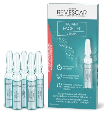 Productafbeelding van Remescar Instant Facelift V-Shaper 5 X 2Ml (10 ml)