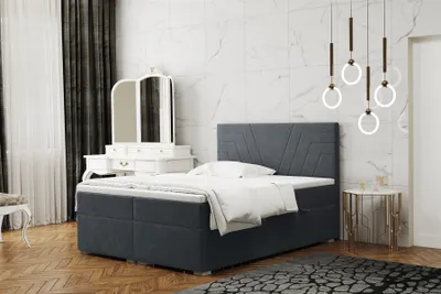 Produktbild von Boxspringbett Schlafzimmerbett RAMON 140x200cm in div. Farbvarianten