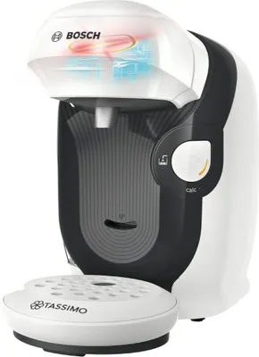 Produktbild von Bosch Tassimo Style TAS1104, Pad-Kaffeemaschine, 0,7 l, Kaffeekapsel, 1400 W, Weiß