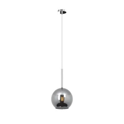 Immagine prodotto di Sospensione Contemporanea Future Metallo Cromo Vetro Cromo 1 Luce E27 D.20Cm