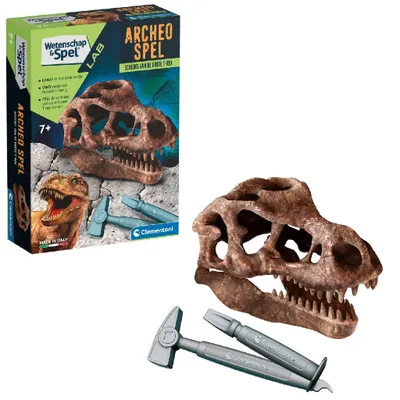 Produktbild von Clementoni Wissenschaft und Spiel Archäologisches Spiel T-Rex Schädel