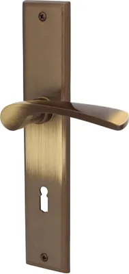Produktbild von Alpertec BB-Langschildgarnitur Nelson Messing bronze eckig