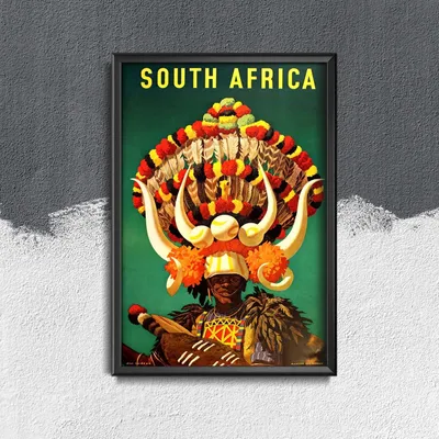 Produktbild von Poster - Canvas - Leinwand - 29,7 cm x 42 cm - Südafrika