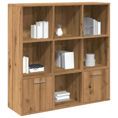 Image de Maison Exclusive - Bibliothèque en chêne artisanal 98x29x97,5 cm Matériau dérivé du bois