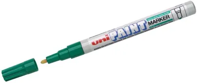 Produktbild von Lackmalstift Uni-Paint PX-21 1-1,5 mm grün Packung mit 12 Stück