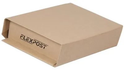 Produktbild von Versandkarton Wellpappe braun 325x250x20-75 mm für C4 VE=25 Stück.