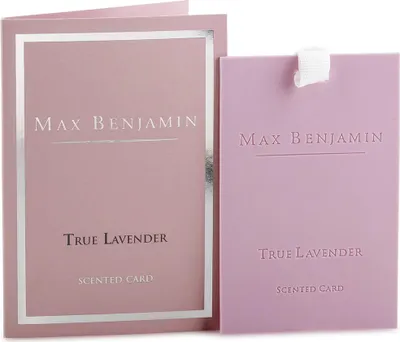 Immagine prodotto di True Lavender Luxury Scented Card Max Benjamin Carta Profumata Lavanda