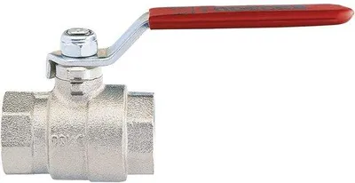Produktbild von Messing kogelkraan vernikkeld 2 x G 1 inch binnendraad afsluitkraan K-VP1