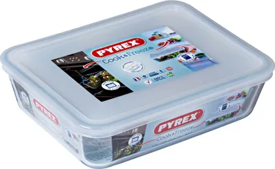 Zdjęcie produktu dla Pyrex Cook and Freeze Glazen Vershoudschaal met Deksel 1.5L