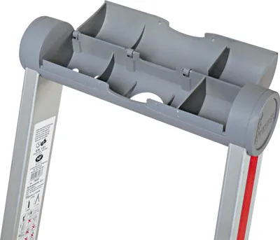 Zdjęcie produktu dla Drabina Hymer z platformą, jednostronny dostęp, 3 stopnie, wysokość opuszczania 1,25 m, wysokość zasięgu 2,65 m, waga 4,0 kg