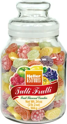 Produktbild von Heller und Strauss Tutti Frutti Bonbons mit Fruchtgeschmack 966g