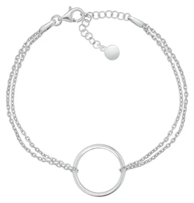 Immagine prodotto di Bracciale doppio in argento BRC97W